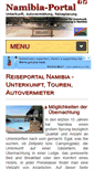 Mobile Screenshot of namibia-portal.de